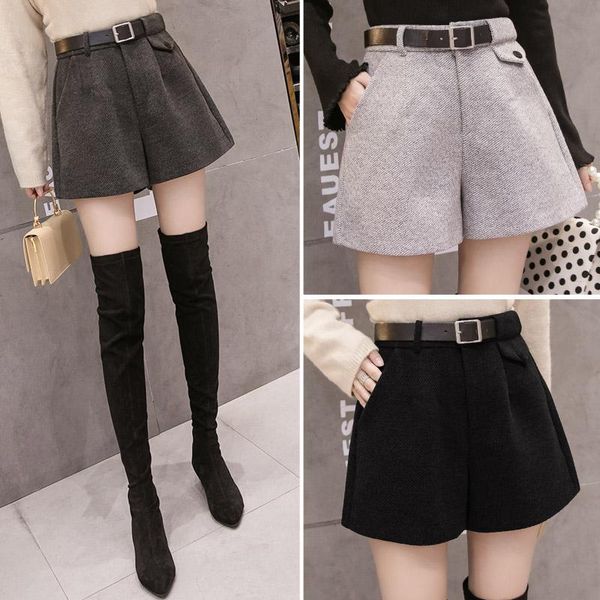 autumn winter women high waist solid shorts female causal fashion elegant warm loose thick wide leg women's, White;black
autumn winter women high waist solid shorts female causal fashion elegant warm loose thick wide leg women's, White;black