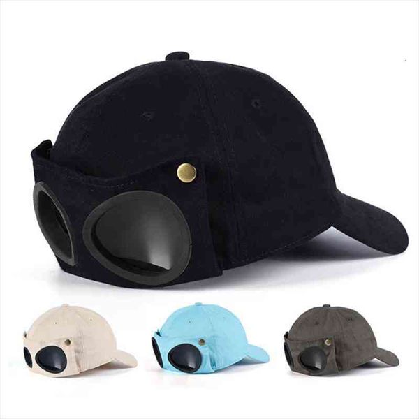 fashion pilot glasses hat hip hop baseball cap outdoor sunscreen sunhat x7ya, Blue;gray
fashion pilot glasses hat hip hop baseball cap outdoor sunscreen sunhat x7ya, Blue;gray