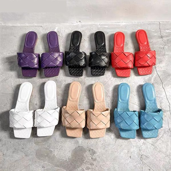 brand slippers weave women's sandalias open toe flat casual slides summer outdoor beach female flip on, Black
brand slippers weave women's sandalias open toe flat casual slides summer outdoor beach female flip on, Black