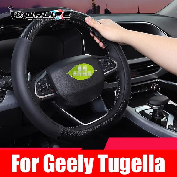 steering wheel covers car cover auto steering- anti-slip leather car-styling accessories for geely tugella 2021
steering wheel covers car cover auto steering- anti-slip leather car-styling accessories for geely tugella 2021