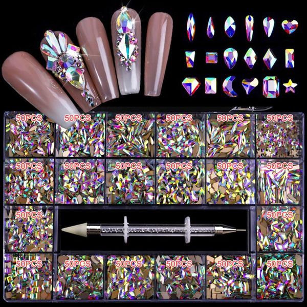 nail art decorations rhinestones multi shapes glass crystal ab diamonds decoration mix size jewels picker dotting pen storage box, Silver;gold
nail art decorations rhinestones multi shapes glass crystal ab diamonds decoration mix size jewels picker dotting pen storage box, Silver;gold