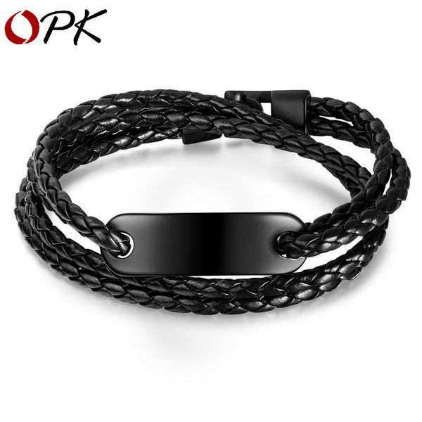 2020 new products cool simple-style leather bracelets pu leather fashion man bracelet three layer pu bracelet bracelets, Black
2020 new products cool simple-style leather bracelets pu leather fashion man bracelet three layer pu bracelet bracelets, Black