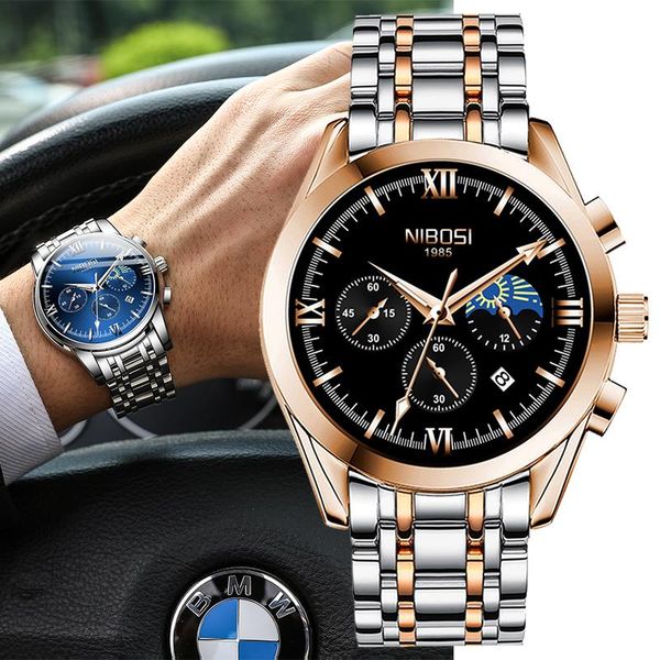 wristwatches 2021 nibosi fashion watch mens watches clock business man chronograph quartz men relogio masculino, Slivery;brown
wristwatches 2021 nibosi fashion watch mens watches clock business man chronograph quartz men relogio masculino, Slivery;brown
