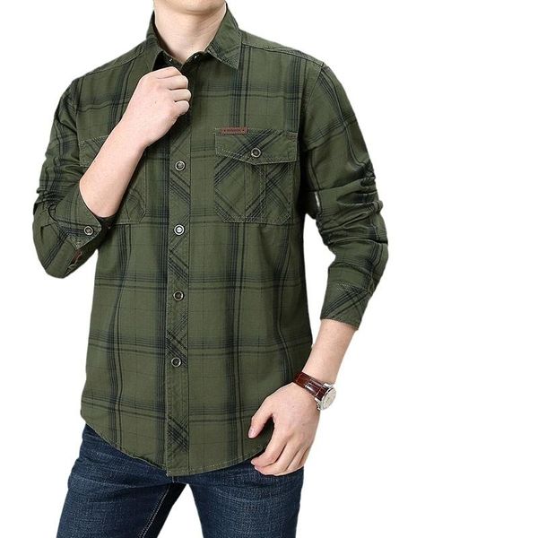 men's casual shirts long-sleeved plaid shirt young and middle-aged spring print plus size, White;black
men's casual shirts long-sleeved plaid shirt young and middle-aged spring print plus size, White;black