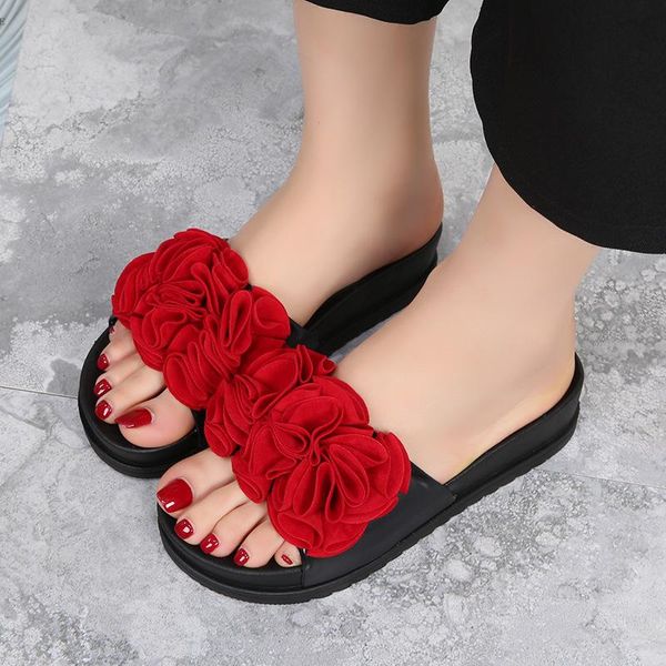 slippers 4cm high heel women's summer women wear wild pedicure thick flat soft bottom comfortable beach non-slip lazy flip flops, Black
slippers 4cm high heel women's summer women wear wild pedicure thick flat soft bottom comfortable beach non-slip lazy flip flops, Black