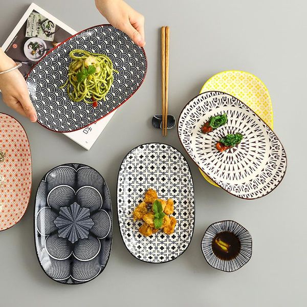 dishes & plates household 10 inch dan shaped dinner ceramic underglaze steak snack plate kitchen simple oval restaurant fish set
dishes & plates household 10 inch dan shaped dinner ceramic underglaze steak snack plate kitchen simple oval restaurant fish set