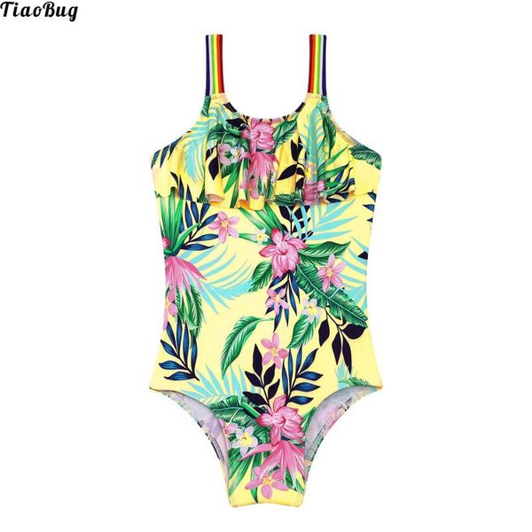 one-pieces tiaobug summer kids girls one-piece swimwear rainbow print straps ruffle trim jumpsuit beach pool swimming bathing bodysuit, Black
one-pieces tiaobug summer kids girls one-piece swimwear rainbow print straps ruffle trim jumpsuit beach pool swimming bathing bodysuit, Black