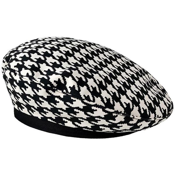 berets thousand bird lattice beret female summer thin octagonal hat korean version japanese versatile fashion ins sweet cool retro arti, Blue;gray 
berets thousand bird lattice beret female summer thin octagonal hat korean version japanese versatile fashion ins sweet cool retro arti, Blue;gray