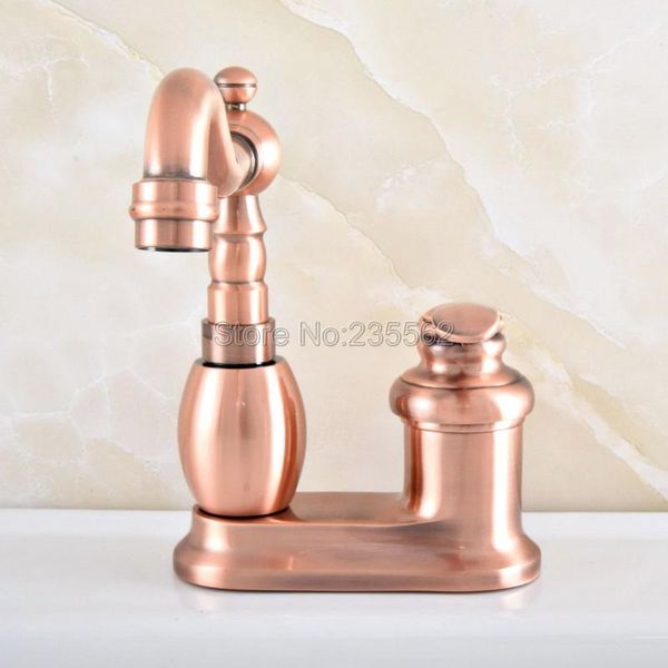 bathroom sink faucets antique red copper 4" centerset brass kitchen vessel two holes basin swivel faucet single handles water tap lsf83
bathroom sink faucets antique red copper 4" centerset brass kitchen vessel two holes basin swivel faucet single handles water tap lsf83
