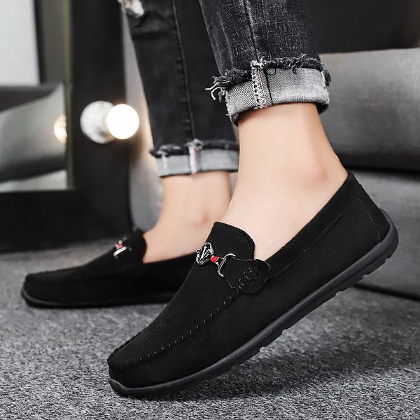 spring 2021 black low flat heel casual men's driving trendy men are easy to wear doudou sho
spring 2021 black low flat heel casual men's driving trendy men are easy to wear doudou sho