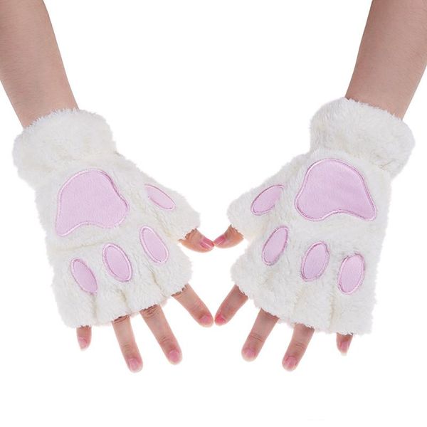 five fingers gloves lovely women cat claw mitten plush glove costume cute winter warm half finger female, Blue;gray
five fingers gloves lovely women cat claw mitten plush glove costume cute winter warm half finger female, Blue;gray