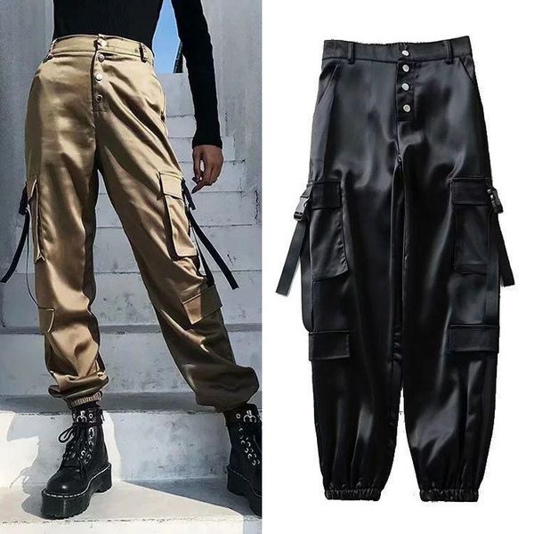 women's pants & capris cargo summer's streetwear handsome hip hop loose slim overalls joggers high-waist women casual, Black;white
women's pants & capris cargo summer's streetwear handsome hip hop loose slim overalls joggers high-waist women casual, Black;white