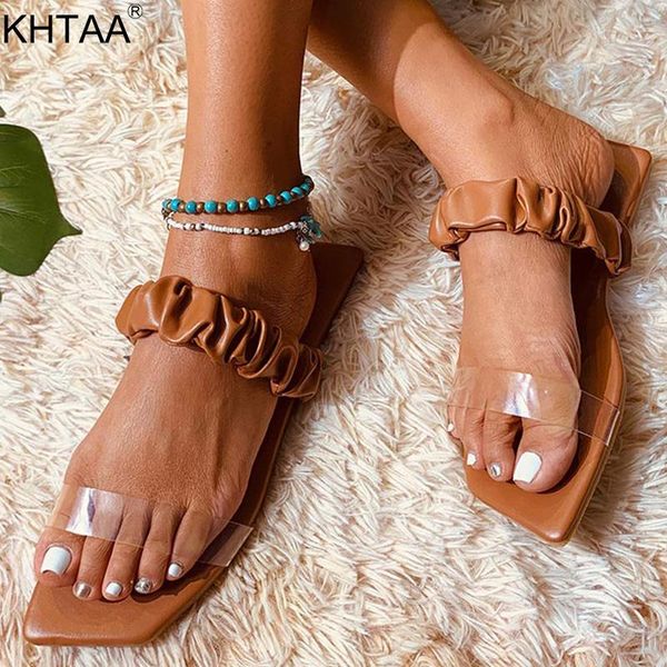 women transparent slippers pleat ladies flip flops fashion square toe casual female flats beach shoes woman summer footwear, Black
women transparent slippers pleat ladies flip flops fashion square toe casual female flats beach shoes woman summer footwear, Black