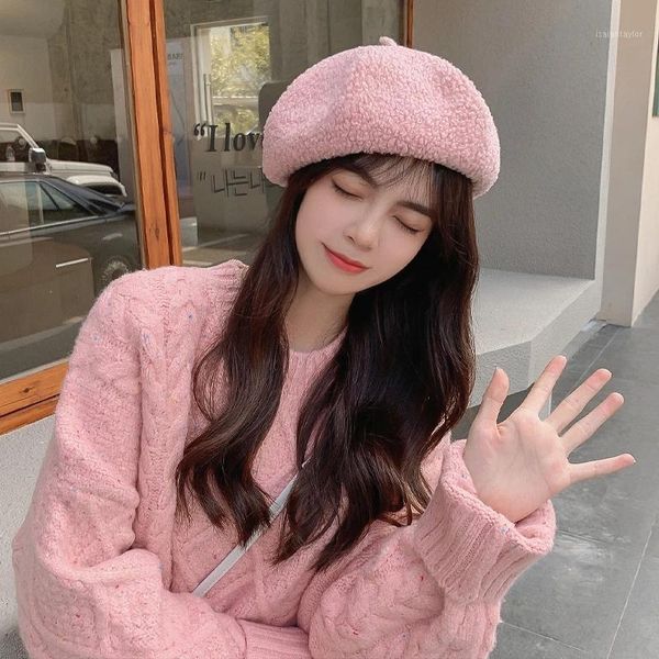 berets cashmere beret for women autumn winter solid color ladies wool octagonal hats outdoor warm female foldable painter pumpkin cap, Blue;gray
berets cashmere beret for women autumn winter solid color ladies wool octagonal hats outdoor warm female foldable painter pumpkin cap, Blue;gray