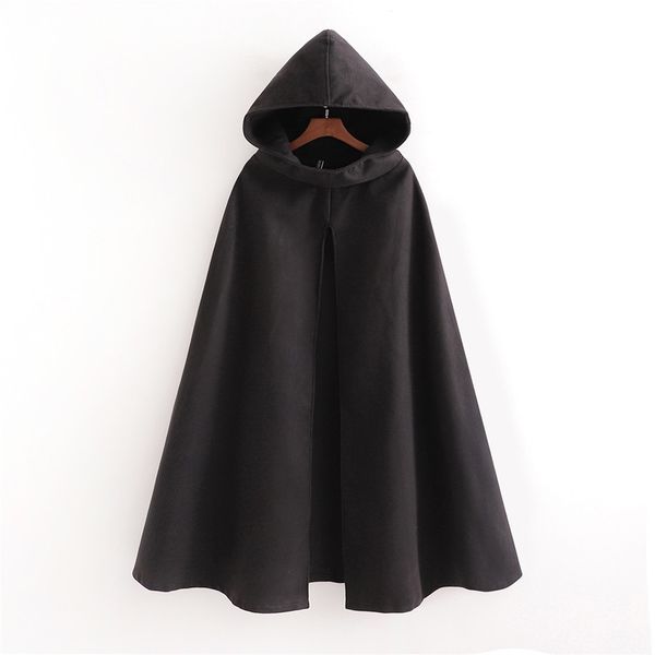 women's cape winter women casual sleeveless black hooded cloak female fashion wide open woolen outwear girls turtleneck thick coat chic
women's cape winter women casual sleeveless black hooded cloak female fashion wide open woolen outwear girls turtleneck thick coat chic