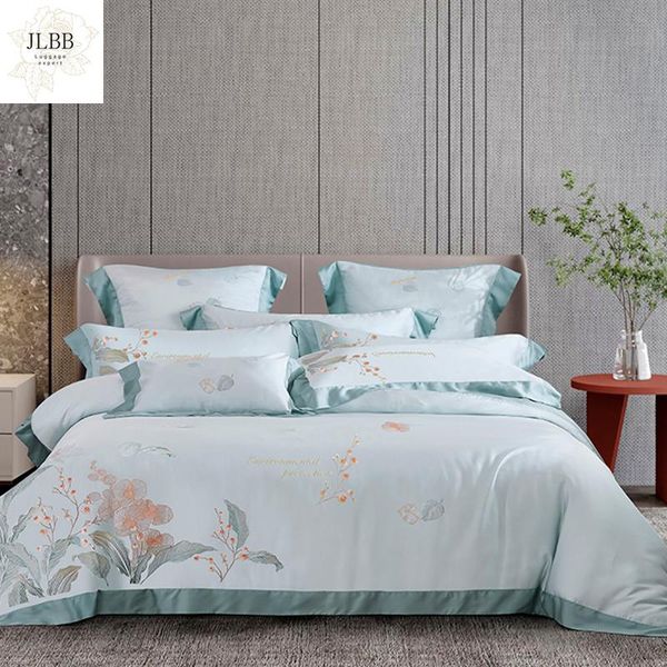 bedding sets luxury chinese style flowers embroidery soft breathable tencel set smooth cool duvet cover flat/fitted sheet pillowcases
bedding sets luxury chinese style flowers embroidery soft breathable tencel set smooth cool duvet cover flat/fitted sheet pillowcases