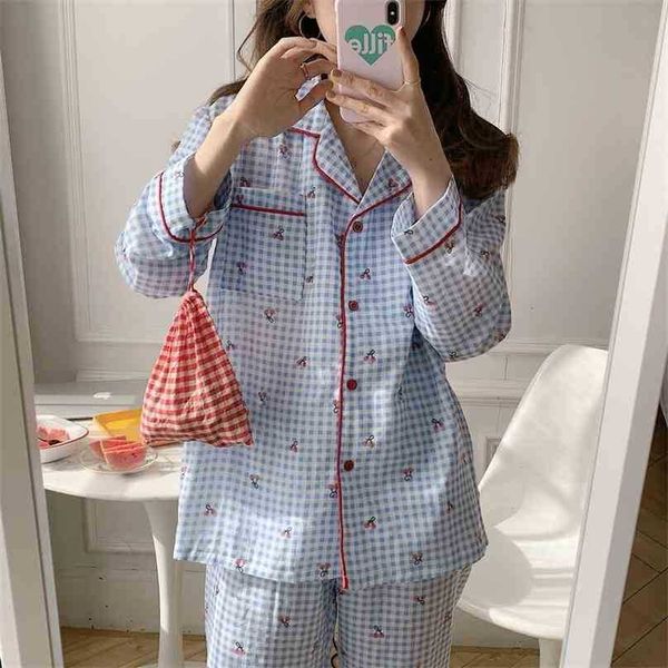 geometric soft princess sweet chic sleepwear vintage plaid homewear loose casual femme pajamas sets 210525, White
geometric soft princess sweet chic sleepwear vintage plaid homewear loose casual femme pajamas sets 210525, White