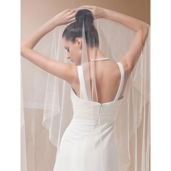 bridal veils lan ting bride one-tier beaded edge scalloped wedding veil chapel 53 beading 102.36 in (260cm) tulle a-line,, Black
bridal veils lan ting bride one-tier beaded edge scalloped wedding veil chapel 53 beading 102.36 in (260cm) tulle a-line,, Black