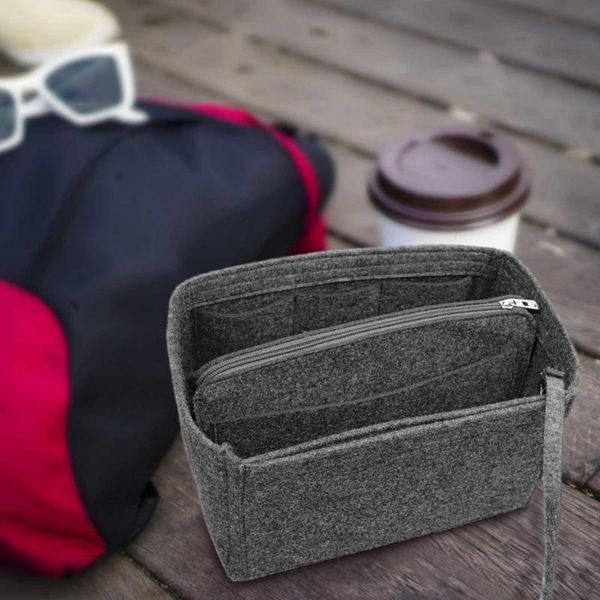 cosmetic bags & cases 1pc felt fabric bag travel multifunction handbag organizer purse insert storage 2021
cosmetic bags & cases 1pc felt fabric bag travel multifunction handbag organizer purse insert storage 2021