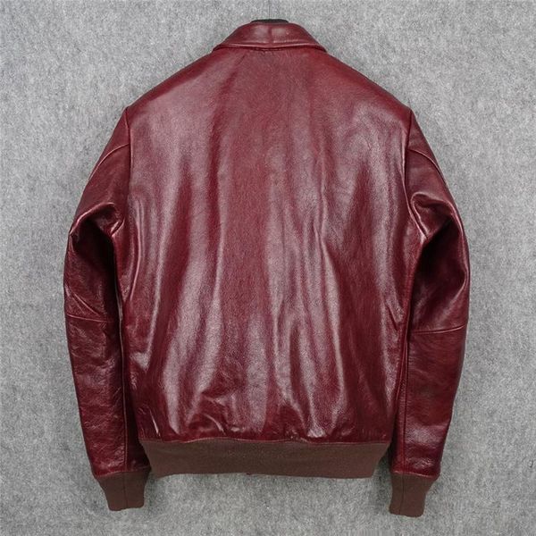 men's leather & faux 2021 red wine military style a2 pilot jacket large size 4xl genuine natural cowhide autumn usaf aviation coat, Black
men's leather & faux 2021 red wine military style a2 pilot jacket large size 4xl genuine natural cowhide autumn usaf aviation coat, Black