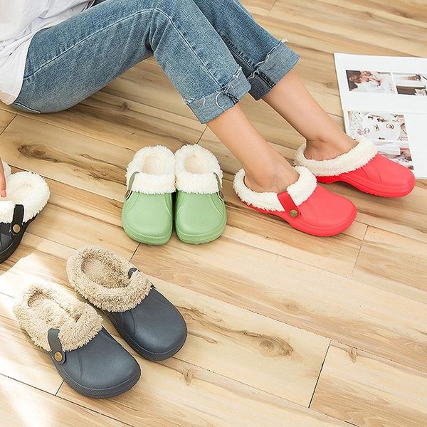 slippers winter women warm cozy non-slip waterproof slippes home couple shoes mules for female menory foam, Black
slippers winter women warm cozy non-slip waterproof slippes home couple shoes mules for female menory foam, Black