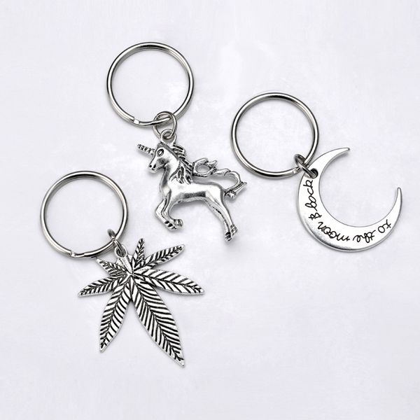 10pieces/lot fashion 30mm key ring metal key chain keychain jewelry antique silver color plated maple leaves moon 40x35mm pendant
10pieces/lot fashion 30mm key ring metal key chain keychain jewelry antique silver color plated maple leaves moon 40x35mm pendant