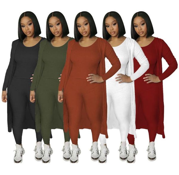 women's two piece pants european and american autumn vest long cardigan three solid color elastic imitation fabric set wholesale, White
women's two piece pants european and american autumn vest long cardigan three solid color elastic imitation fabric set wholesale, White