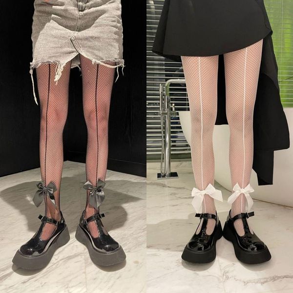black silk large bow tights white fishing net stockings sweet hollowed out to show thin girl pantyhose socks & hosiery, Black;white
black silk large bow tights white fishing net stockings sweet hollowed out to show thin girl pantyhose socks & hosiery, Black;white