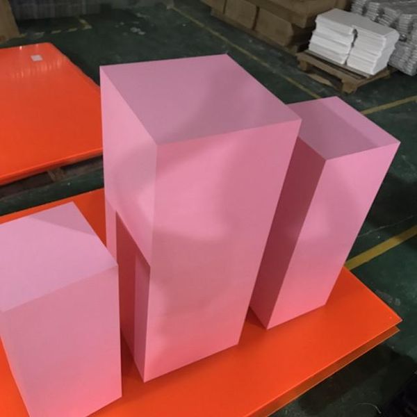 party decoration 3pcs/set)wedding pink clear acrylic/white mental wedding plinth for event yudao849
party decoration 3pcs/set)wedding pink clear acrylic/white mental wedding plinth for event yudao849