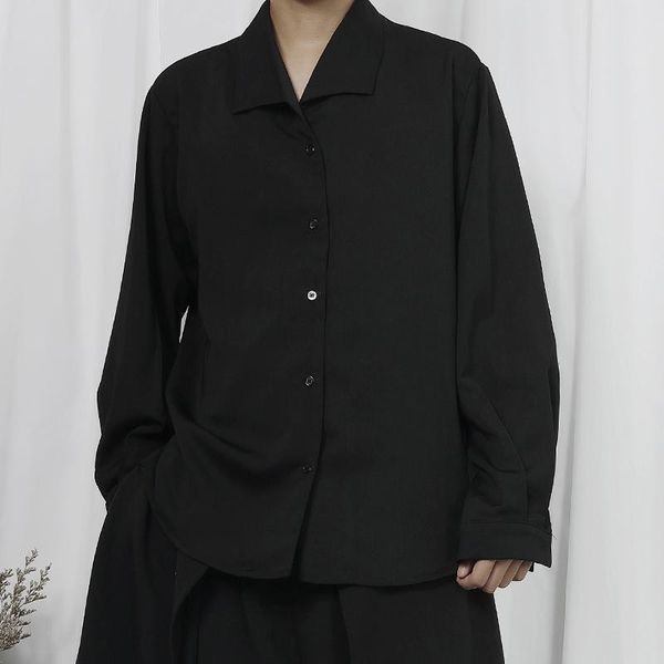 men's casual shirts long-sleeve shirt spring and autumn harajuku style daily simple fashion trend large size, White;black
men's casual shirts long-sleeve shirt spring and autumn harajuku style daily simple fashion trend large size, White;black