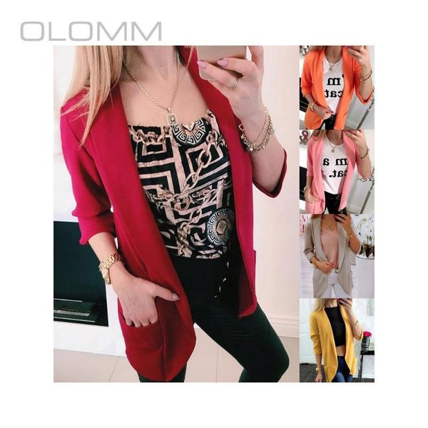 autumn all-match simple selling solid color long-sleeved casual fashion small suit jacket slim women women's suits & blazers, White;black
autumn all-match simple selling solid color long-sleeved casual fashion small suit jacket slim women women's suits & blazers, White;black