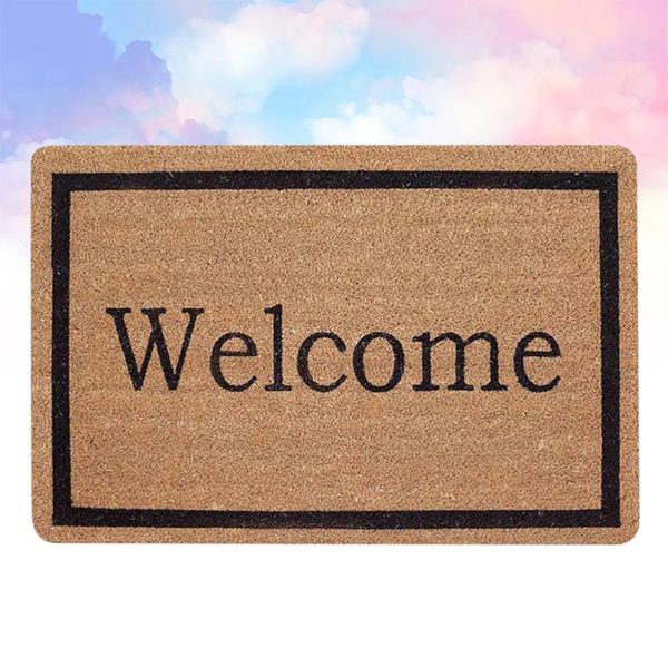 cushion/decorative pillow 1pc welcome door mat durable rubber carpet floor water absorption non-slip pad ultra-thin gate rug (light brown)
cushion/decorative pillow 1pc welcome door mat durable rubber carpet floor water absorption non-slip pad ultra-thin gate rug (light brown)