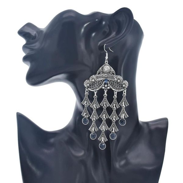 afghan vintage metal rhinestone long tassel hanging earrings for women boho jhumka big statement earring pendientes gift dangle & cha chande, Silver
afghan vintage metal rhinestone long tassel hanging earrings for women boho jhumka big statement earring pendientes gift dangle & cha chande, Silver