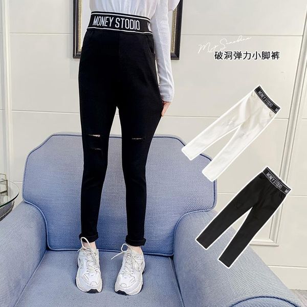 girls ripped eastic leggings spring 2021 children's sports trousers teenager jogging slim pencil pants, Blue
girls ripped eastic leggings spring 2021 children's sports trousers teenager jogging slim pencil pants, Blue