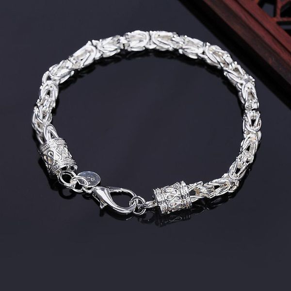 charm bracelets 925 sterling silver lobster clasp bracelet for woman man fashion wedding engagement jewelry, Golden;silver
charm bracelets 925 sterling silver lobster clasp bracelet for woman man fashion wedding engagement jewelry, Golden;silver