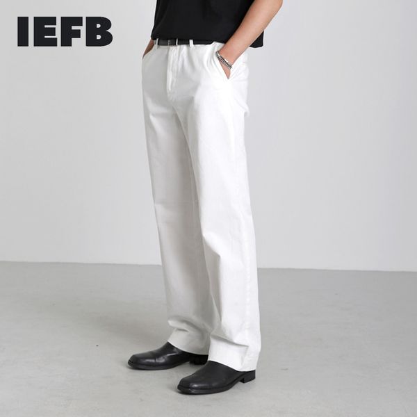 iefb white pants men's korean fashion ins loose summer thin casual trousers straight wide leg pants bottoms 9y7695 210524, Black
iefb white pants men's korean fashion ins loose summer thin casual trousers straight wide leg pants bottoms 9y7695 210524, Black
