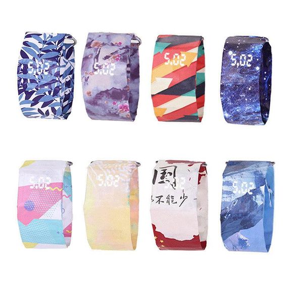 party favor clock watch waterproof wristband paper accessories digital strap watches sport wristwatch
party favor clock watch waterproof wristband paper accessories digital strap watches sport wristwatch