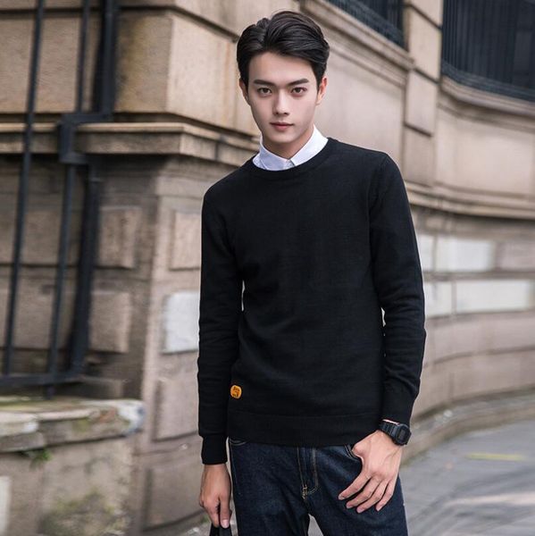men's sweaters solid pullover clothing casual o neck sweater men loose long sleeve cotton thin hjvw, White;black
men's sweaters solid pullover clothing casual o neck sweater men loose long sleeve cotton thin hjvw, White;black