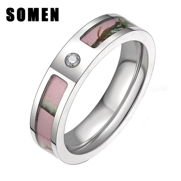 wedding rings 5mm small cubic zirconia women pink real forest tree camo titanium engagement ring female jewelry aneis feminino, Slivery;golden
wedding rings 5mm small cubic zirconia women pink real forest tree camo titanium engagement ring female jewelry aneis feminino, Slivery;golden