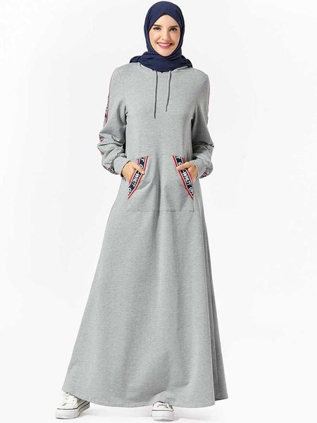 casual dresses dubai arab muslim hooded tracksuit sports work wear pocket jogging long dress musluman islamic clothing maxi women, Black;gray
casual dresses dubai arab muslim hooded tracksuit sports work wear pocket jogging long dress musluman islamic clothing maxi women, Black;gray
