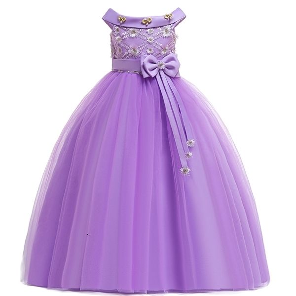 girl's dresses summer girls teen banquet formal children flat shoulder princess sweet embroidery flower girl wedding long dress 0922, Red;yellow
girl's dresses summer girls teen banquet formal children flat shoulder princess sweet embroidery flower girl wedding long dress 0922, Red;yellow