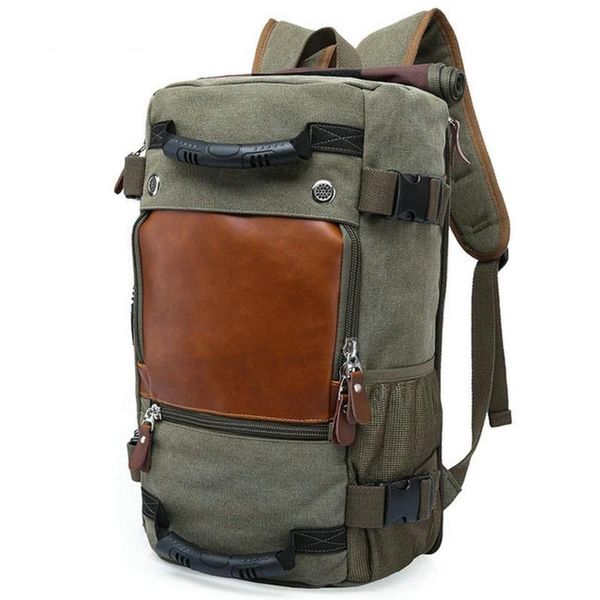 men's large-capacity backpack canvas bag multi-function outdoor travel vb568 duffel bags
men's large-capacity backpack canvas bag multi-function outdoor travel vb568 duffel bags