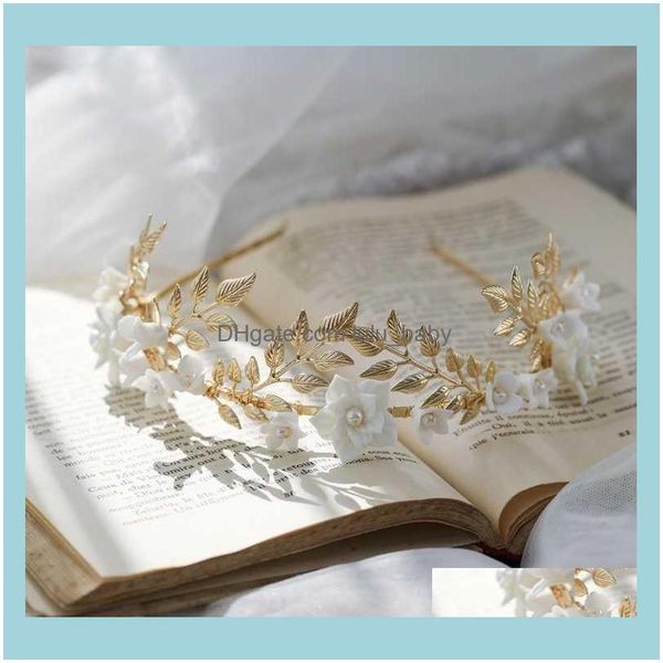 jewelrygold leaf bridal crown hairband porcelain flower wedding tiara headpiece women party prom hair jewelry drop delivery 2021 tzvd2, Slivery;golden
jewelrygold leaf bridal crown hairband porcelain flower wedding tiara headpiece women party prom hair jewelry drop delivery 2021 tzvd2, Slivery;golden