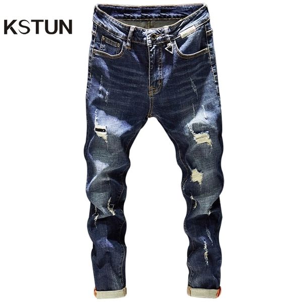 mens ripped jeans slim fit dark blue spring autumn destroyed torn stylish moto biker jeans denim pants men hip hop streetwear 210317
mens ripped jeans slim fit dark blue spring autumn destroyed torn stylish moto biker jeans denim pants men hip hop streetwear 210317