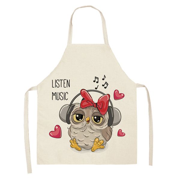 cloocl owl pattern kitchen apron sleeveless polyester aprons for men women cooking baking bbq home cleaning tools 68x55cm
cloocl owl pattern kitchen apron sleeveless polyester aprons for men women cooking baking bbq home cleaning tools 68x55cm