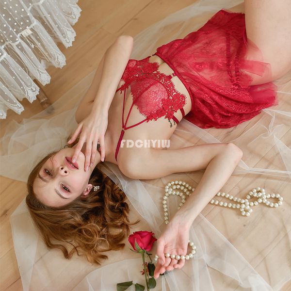 vaentines day utra-thin pajamas femae eyeashes ace openwork perspective thin straps nightdress set underwear women, Red;black
vaentines day utra-thin pajamas femae eyeashes ace openwork perspective thin straps nightdress set underwear women, Red;black