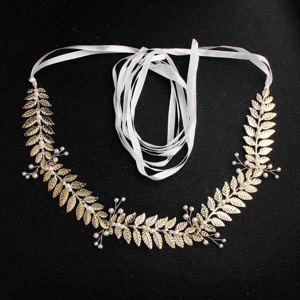 wedding sashes fashion belt for dress stylish imitation pearl and e-plated leaf belts bridal accessories, White
wedding sashes fashion belt for dress stylish imitation pearl and e-plated leaf belts bridal accessories, White