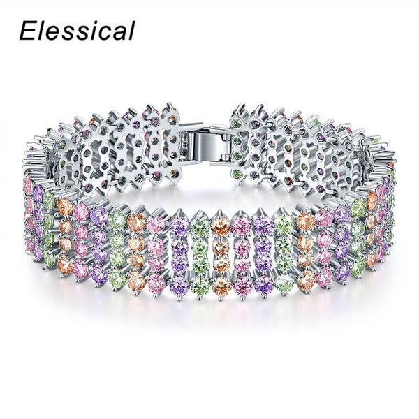charm bracelets elessical jewelry multi-layer zircon bangles fashion colorful women bracelet for gifts cubic zirconia accessories, Golden;silver
charm bracelets elessical jewelry multi-layer zircon bangles fashion colorful women bracelet for gifts cubic zirconia accessories, Golden;silver
