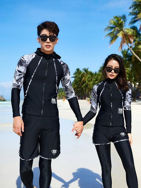 hooded swimwear quick dry long sleeve swimsuit couple diving surfing suit rashguard women 5 piece set beach wear one-piece suits
hooded swimwear quick dry long sleeve swimsuit couple diving surfing suit rashguard women 5 piece set beach wear one-piece suits