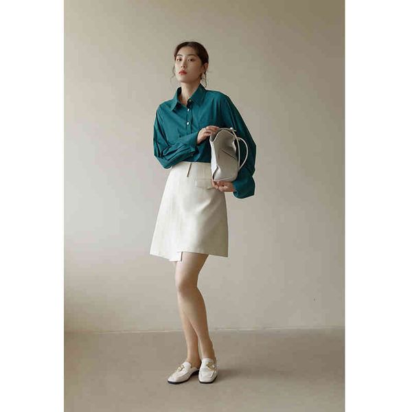 women's blouses & shirts dushu fall fashion blouse women button up ladies french slim casual shirt blue vintage style t6qj, White
women's blouses & shirts dushu fall fashion blouse women button up ladies french slim casual shirt blue vintage style t6qj, White